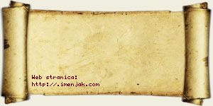 Milana Šakić vizit kartica